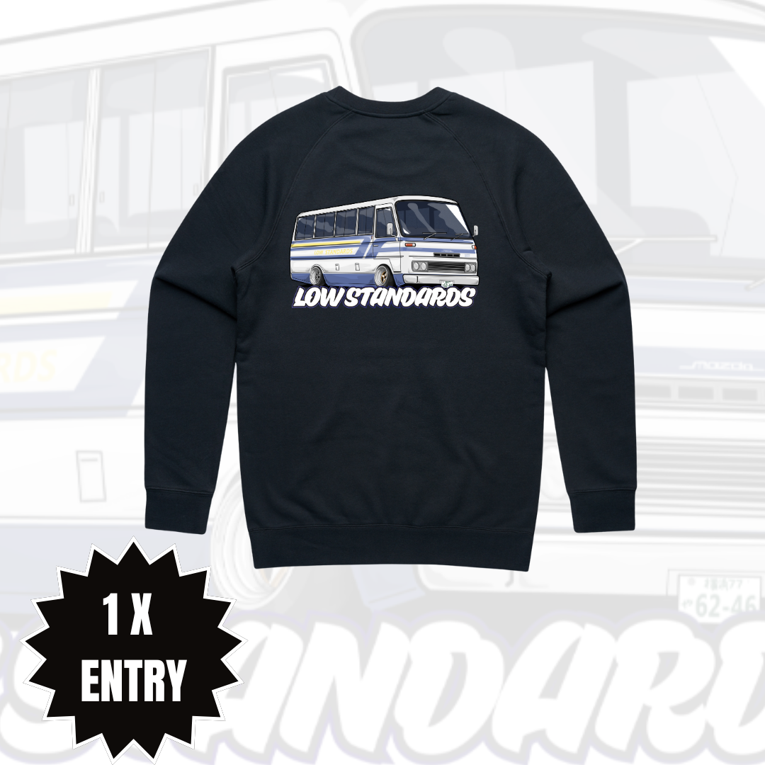 PARKWAY - NAVY BLUE CREW NECK
