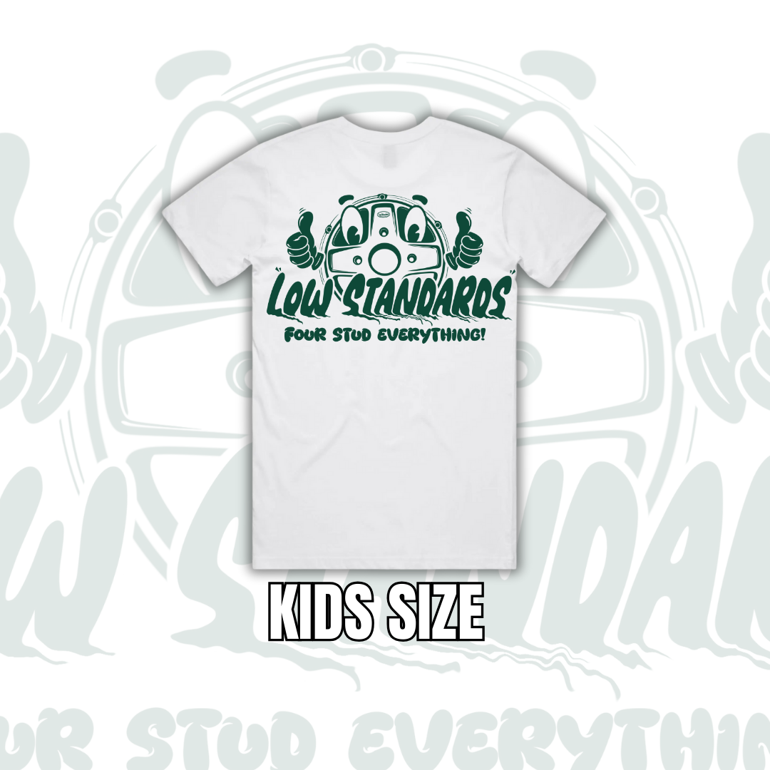 KIDS - LOW STANDARDS - GREEN - T-SHIRT