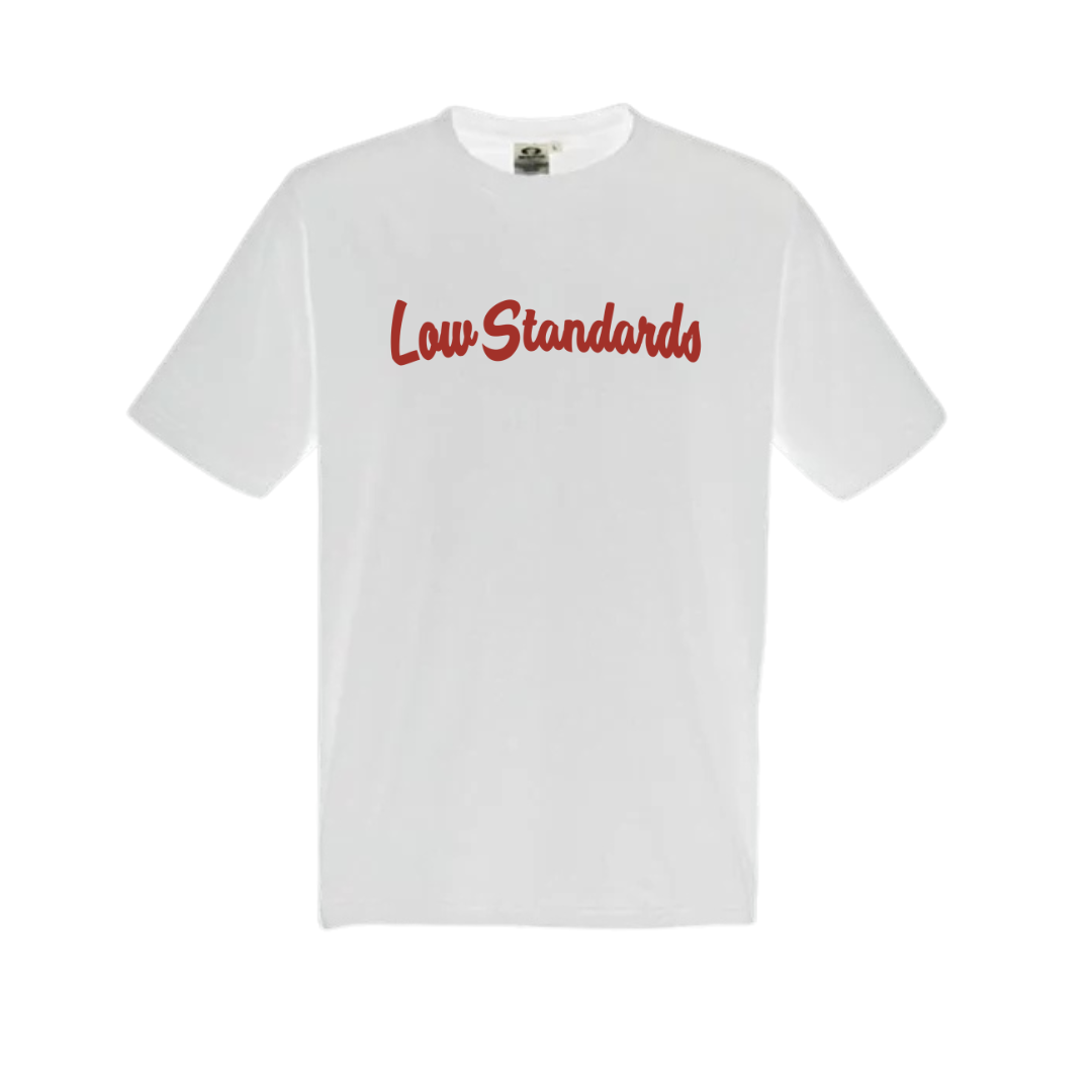 KIDS - LOW STANDARDS - RED - T-SHIRT