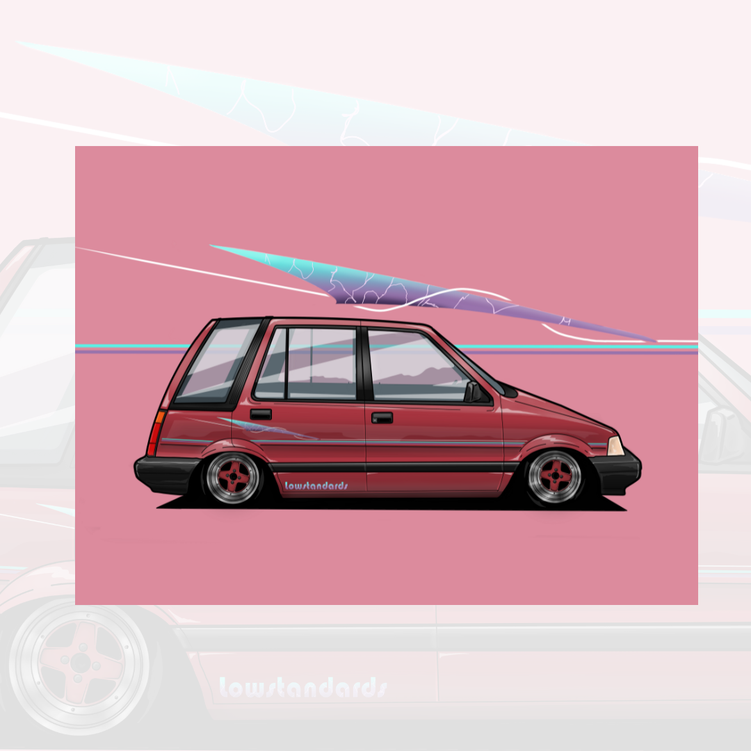 HONDA CIVIC SHUTTLE - POSTER
