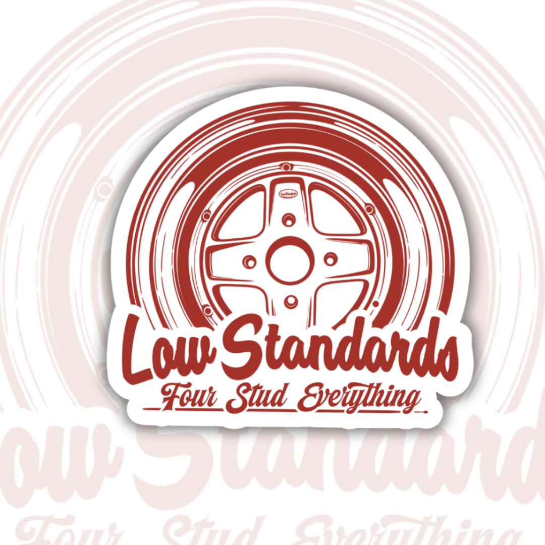 LOW STANDARDS - MKII STICKER - MULTIPLE COLOUR