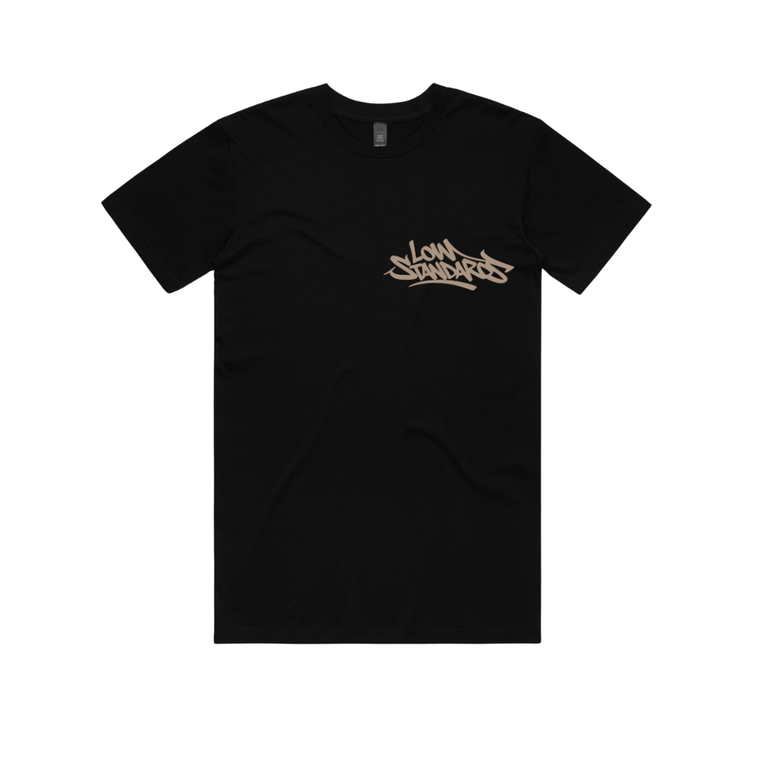SILVIA - BLACK - TSHIRT