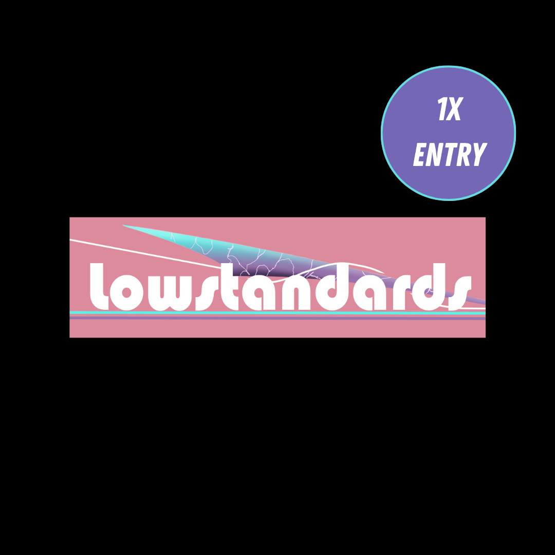 LOW STANDARDS - PINK- STICKER