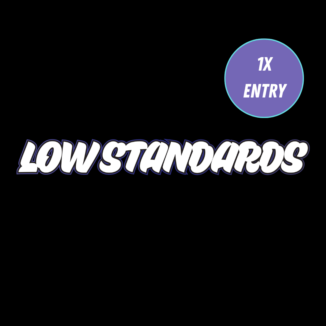 LOW STANDARDS - BLUE - STICKER