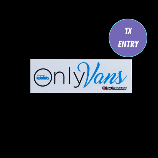 ONLY VANS - STICKER