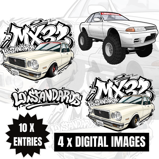 $20 DIGITAL PACK- 10 X ENTRIES