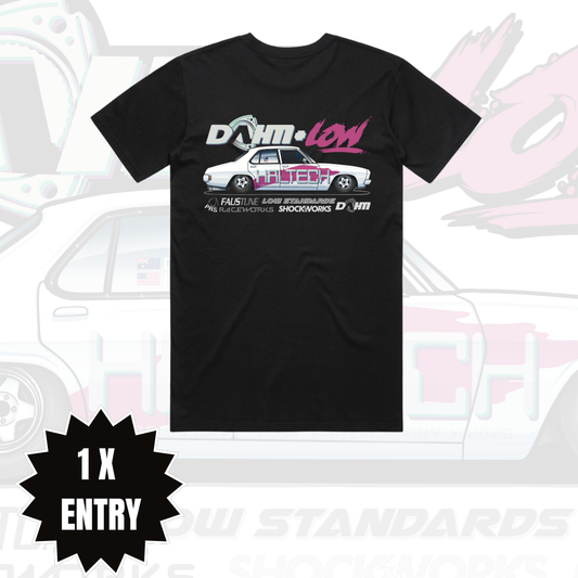 DAHM-LOW - TEE - BLACK