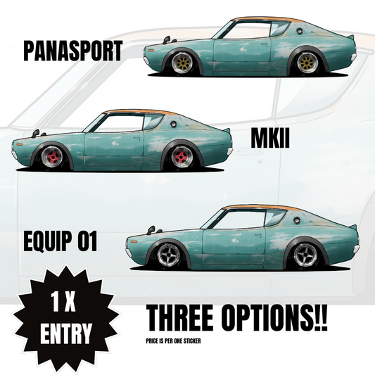 240K - STICKER - STAGE 3 - MULTIPLE OPTIONS