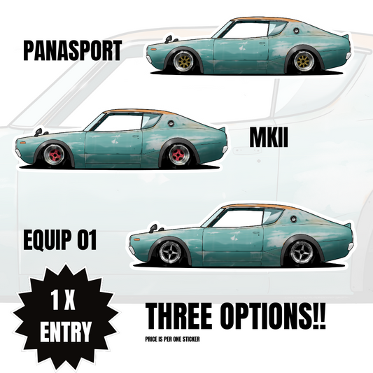 240K - STICKER - STAGE 3 - MULTIPLE OPTIONS
