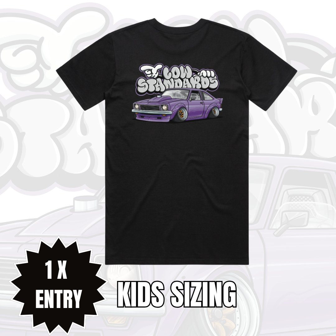 KIDS - PURPLE TORANA - TSHIRT