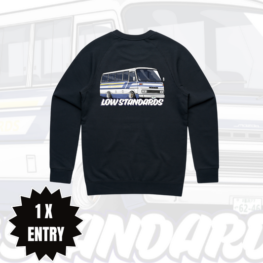 PARKWAY - NAVY BLUE CREW NECK