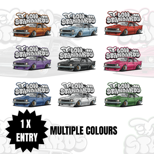 TORANA - MULTI COLOUR - STICKER