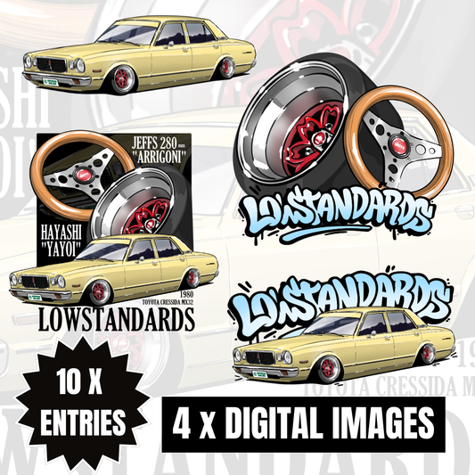 $20 DIGITAL PACK- 10 X ENTRIES
