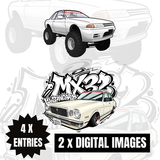 $10 DIGITAL IMAGE PACK - 4 X ENTRIES