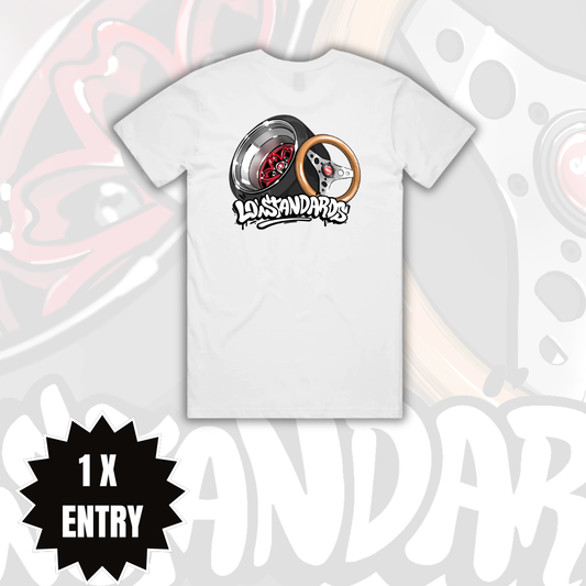 HAYASHI X JEFFS - WHITE - TEE