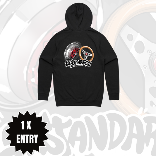 HAYASHI X JEFFS - WHEEL - HOODIE