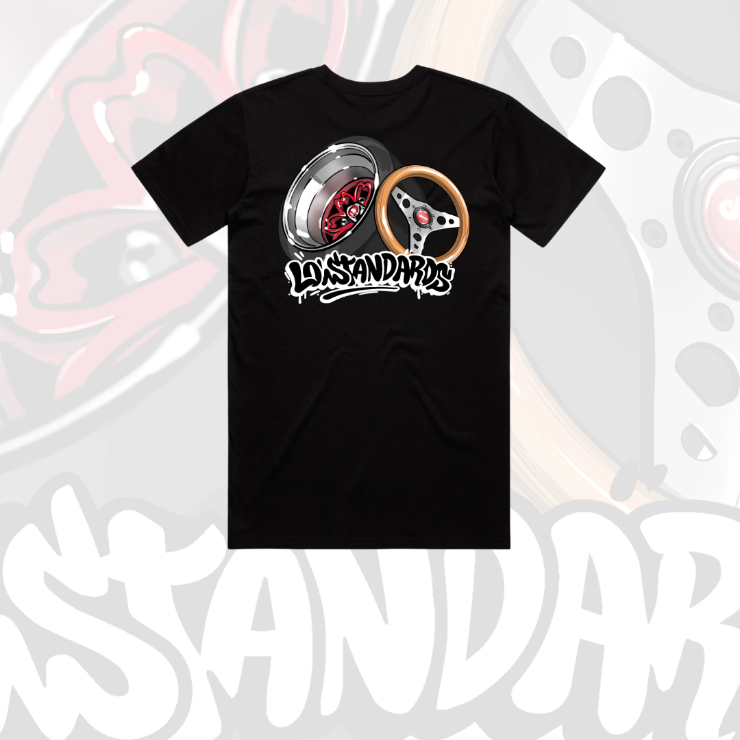 HAYASHI X JEFFS - BLACK - TEE