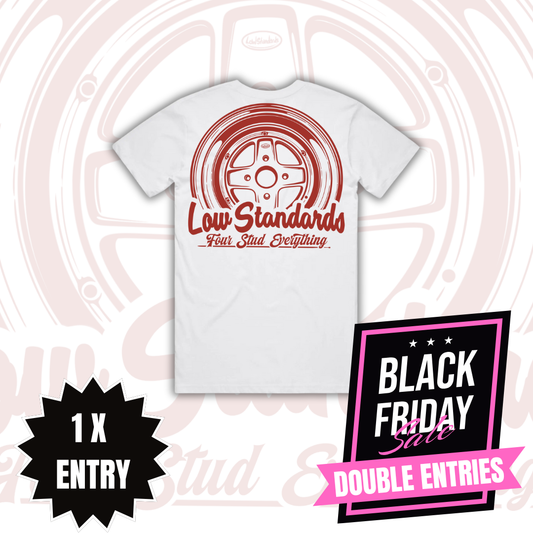 MKII - TSHIRT - WHITE - RED