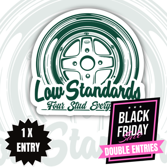 LOW STANDARDS - MKII STICKER - MULTIPLE COLOUR