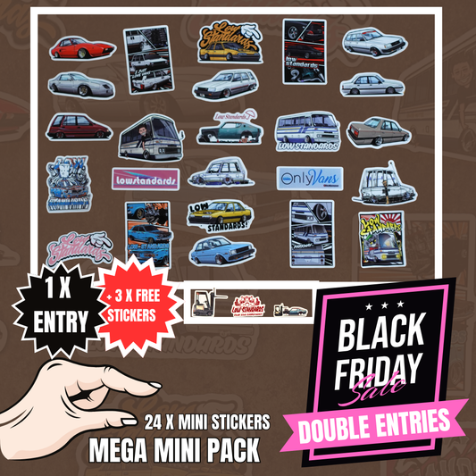 **NEW **MEGA MINI STICKER PACK