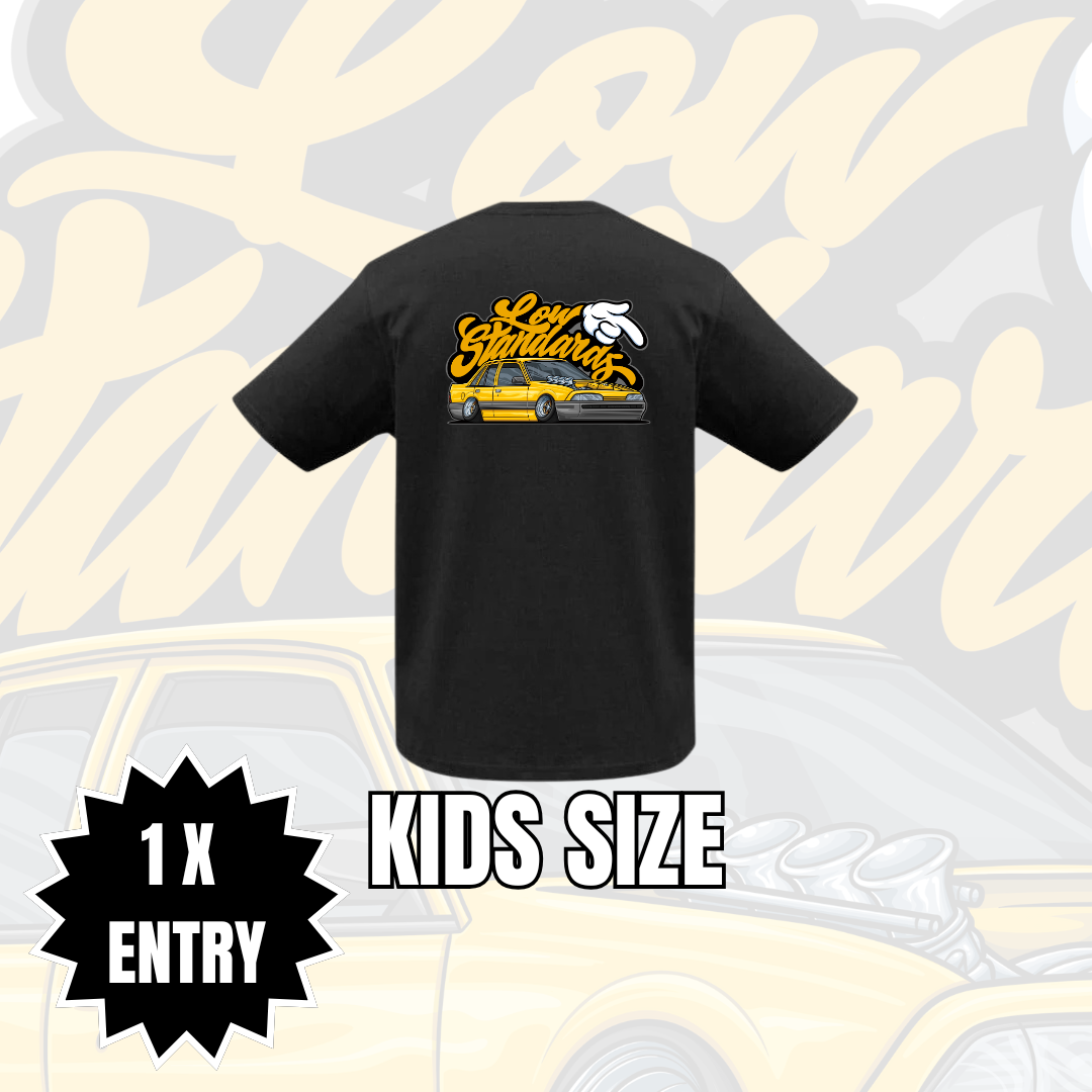KIDS -VL T-SHIRT - YELLOW