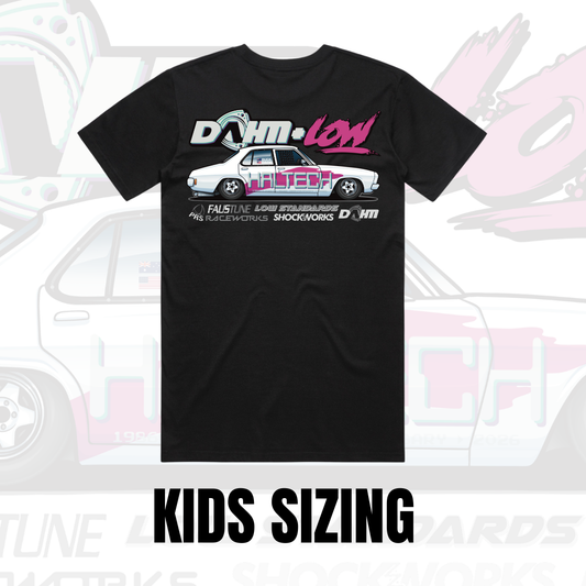 DAHM-LOW - KIDS TEE - BLACK