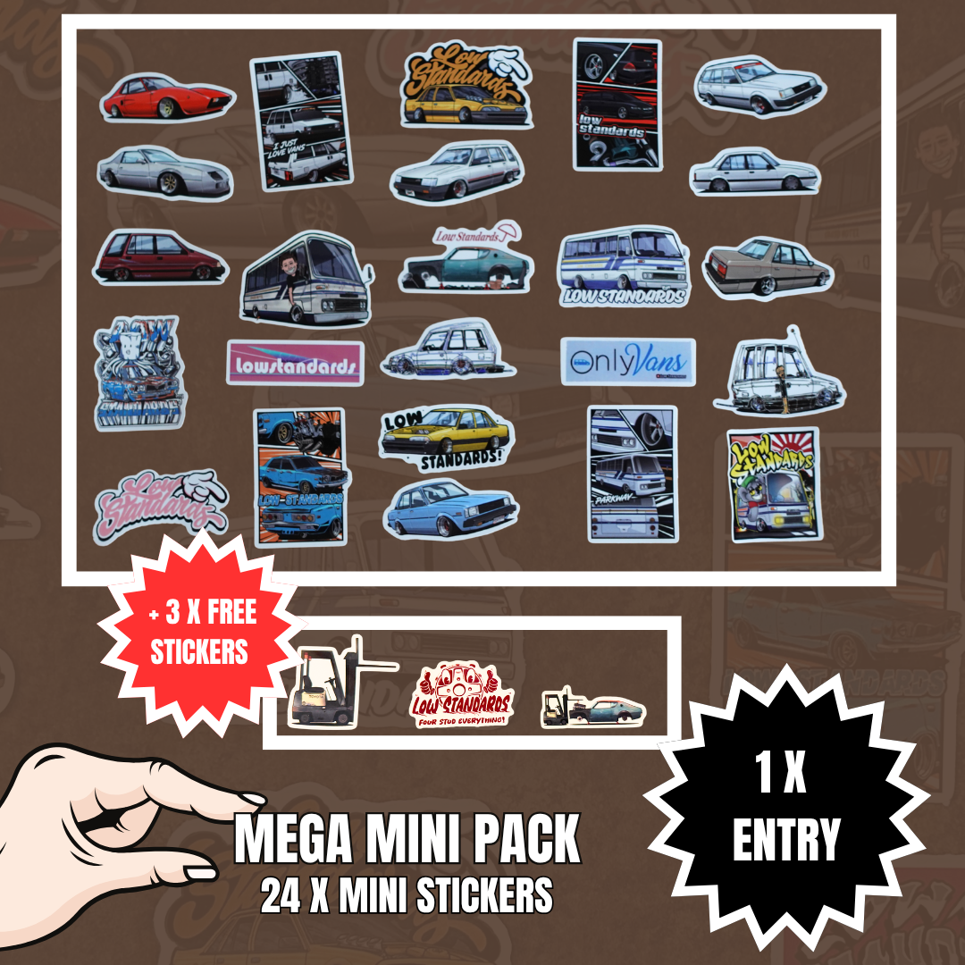 **NEW **MEGA MINI STICKER PACK