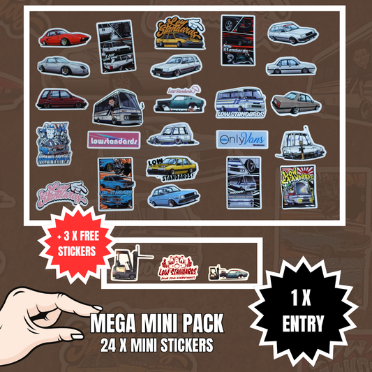 **NEW **MEGA MINI STICKER PACK