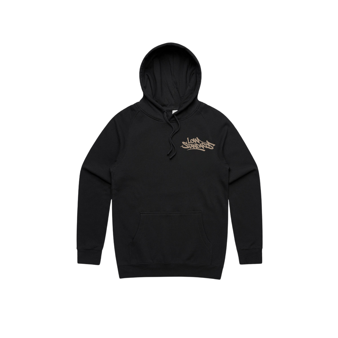 SILVIA - BLACK - HOODIE