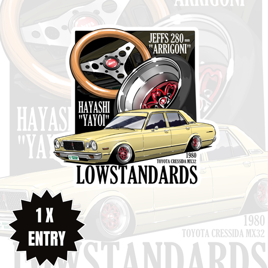 MX32 CRESIDA - WHEEL - STICKER