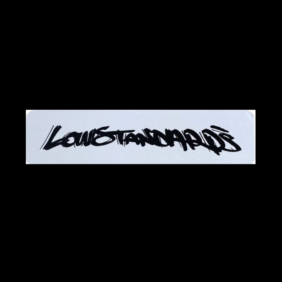 LOW STANDARDS - BLACK - STICKER