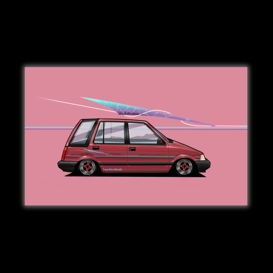 HONDA CIVIC SHUTTLE - POSTER