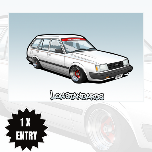 4AGE COROLLA WAGON - POSTER