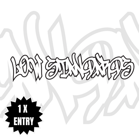 LOW STANDARDS - STICKER