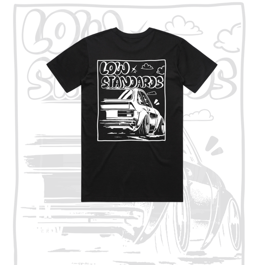 B&W TORANA - TEE - BLACK