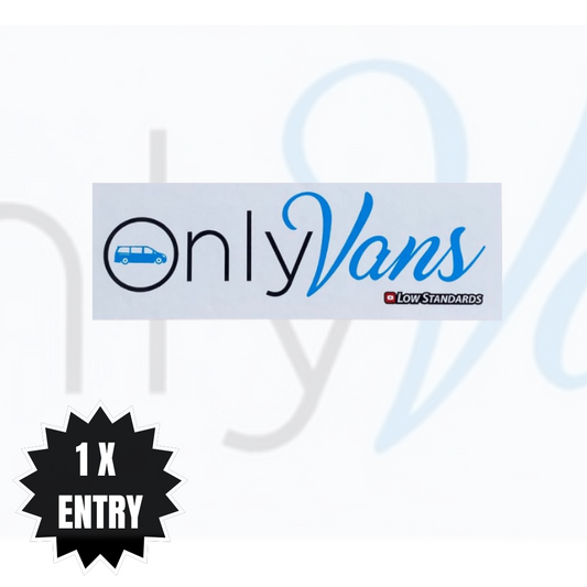 ONLY VANS - STICKER