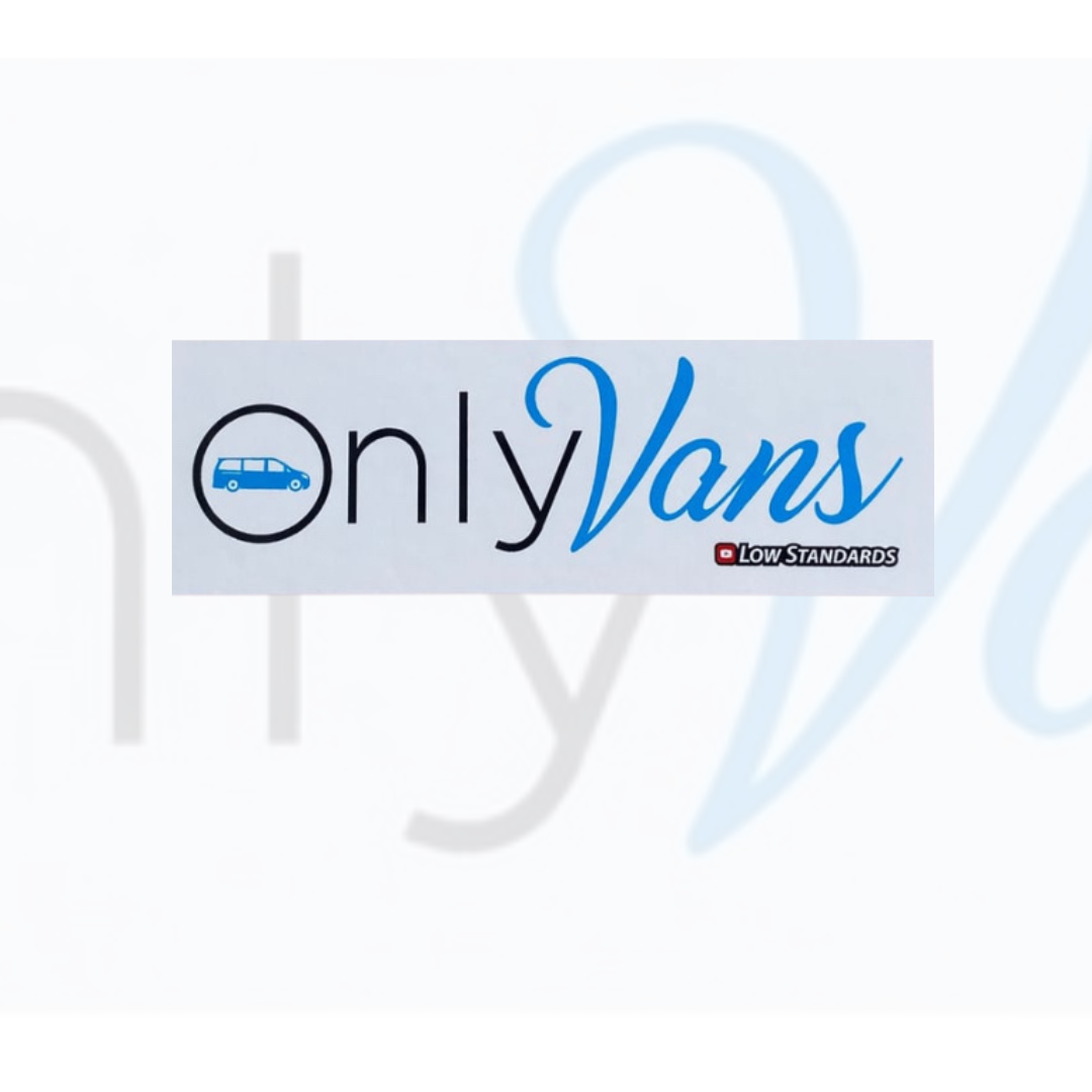 ONLY VANS - STICKER