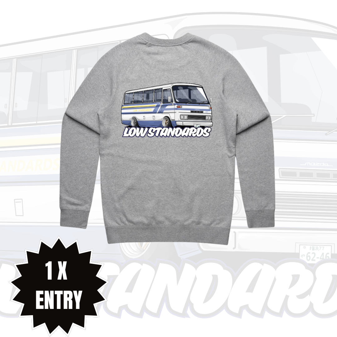 PARKWAY - GREY CREW NECK