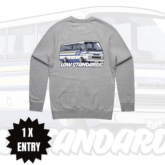 PARKWAY - GREY CREW NECK