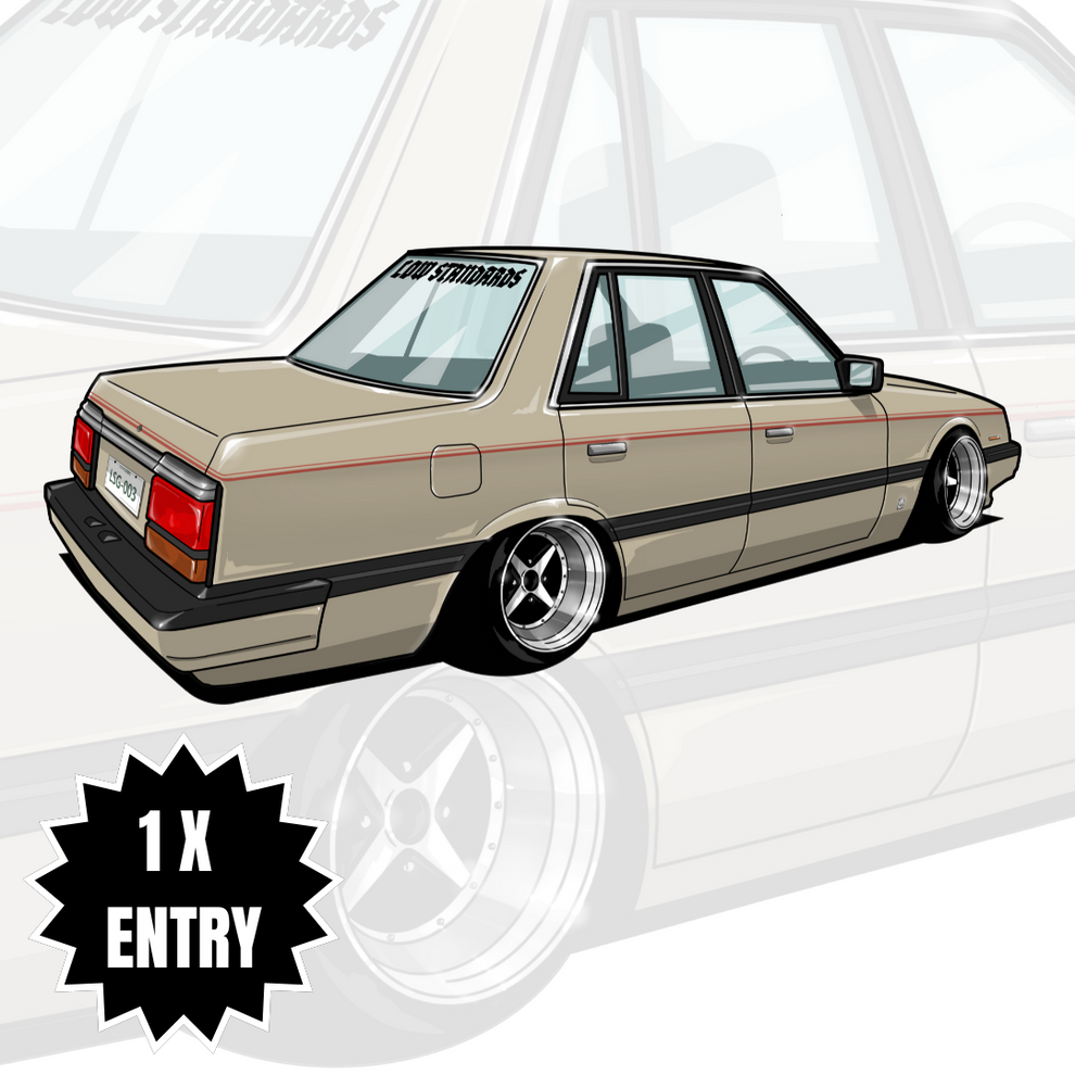 R30 SKYLINE - STICKER – LOW STANDARDS